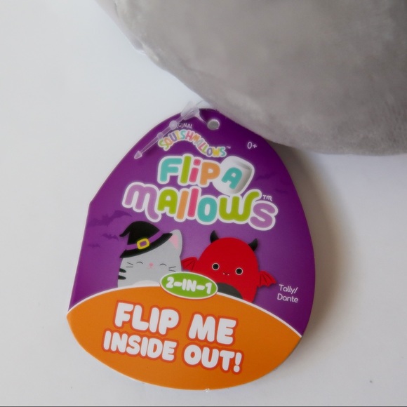 NWT Squishmallow Flip A Mallows 5in Tally / Dante the Demon Witch Halloween 2021 - Picture 5 of 9